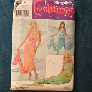 Simplicity Costumes Pattern with Pastel Hues